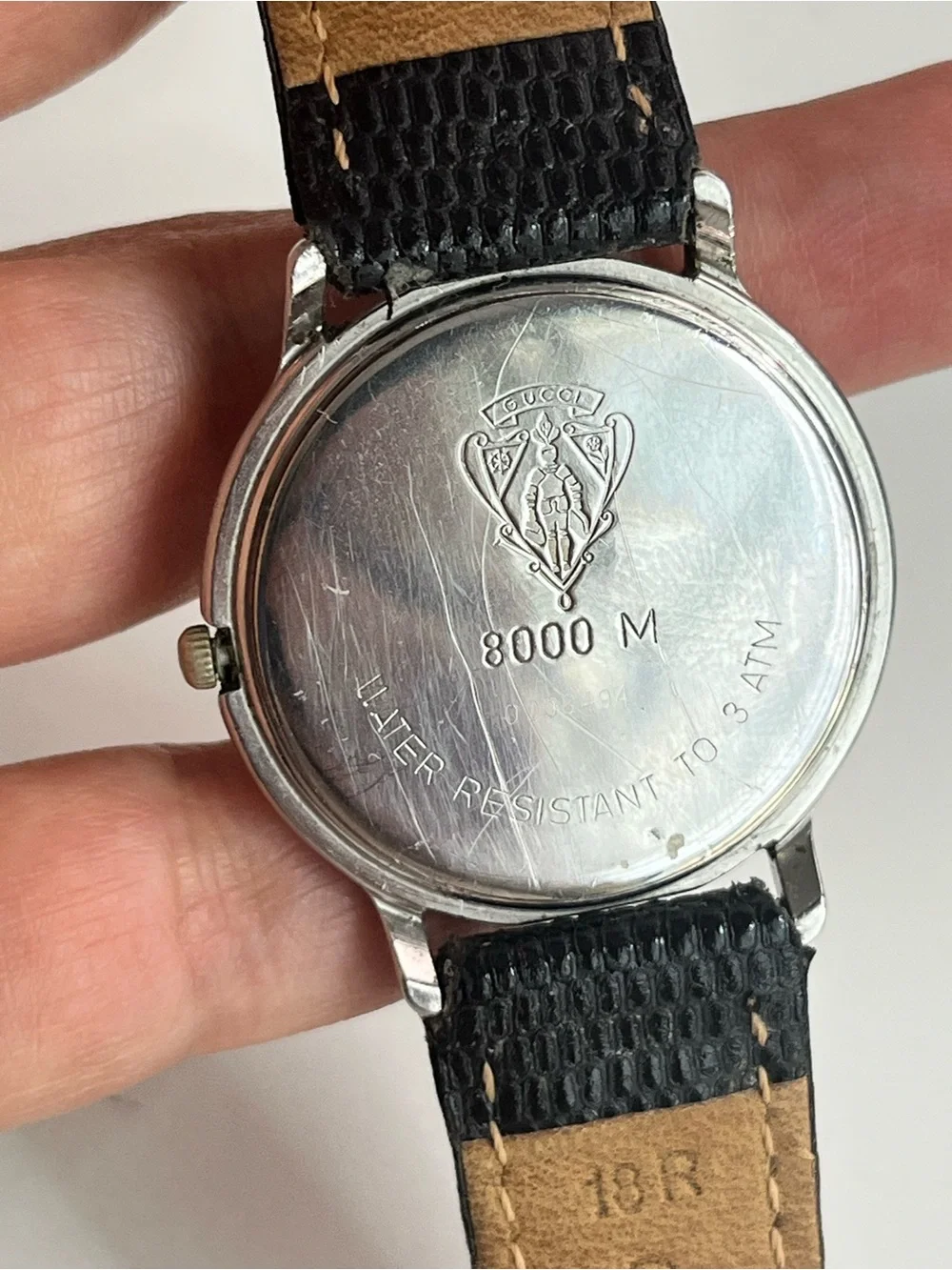 GUCCI 8000M gold plated Men’s watch.